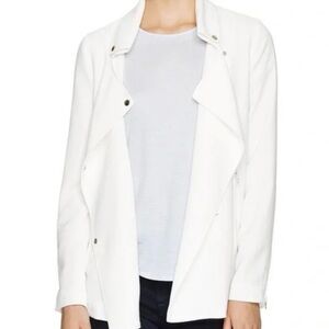 Aritzia , Wilfred  mayet crepe jacket beige moto jacket size xs cream color